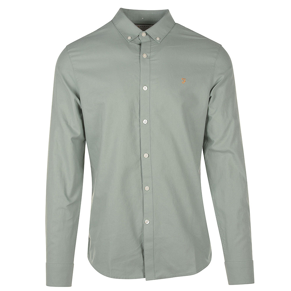 Farah brewer shirt hot sale green