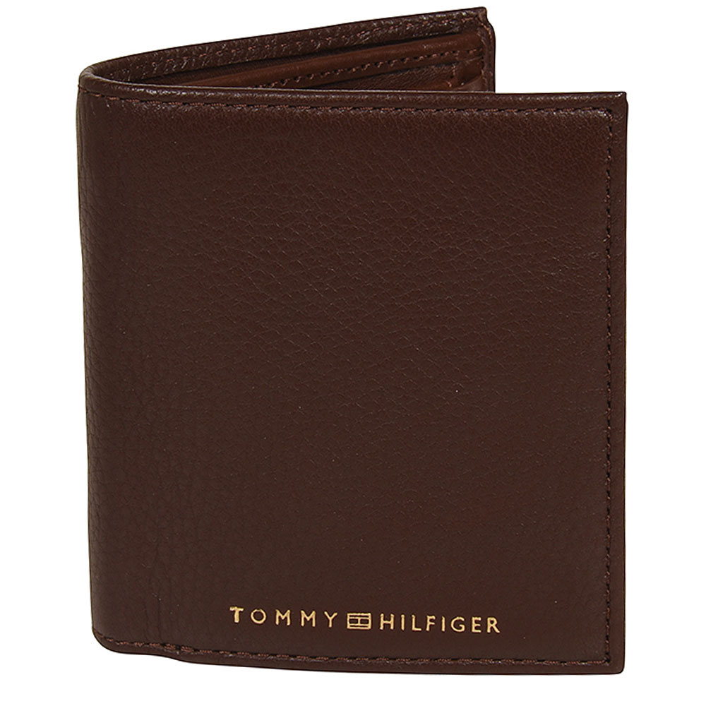 Tommy hilfiger trifold clearance wallet brown